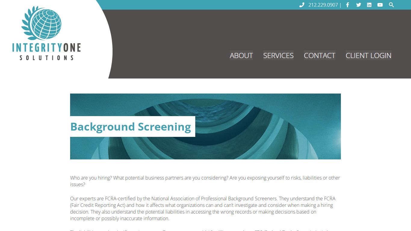 Background Screening - Integrity One Solutions